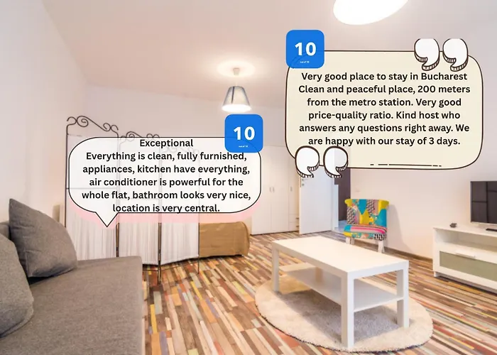 Daire Stylish Near National Arena With High-speed Wifi Bükreş